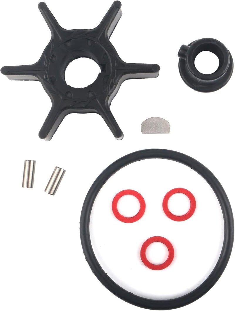 QUICKMARINE 63V-44352 Marine Water Pump Impeller Service Kit fits Yamaha 4 Stroke 15 20 HP Boat Outboard Motor Replacement 63V-44352-00 63V-44352-01 Sierra 18-3040 - Image 5